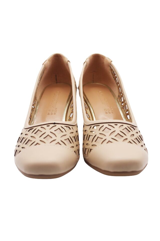 GoldStep  Lazerli Topuklu Anne Ayakkabı