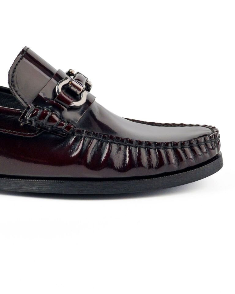 Romance Bordo Rugan Hakiki Deri Klasik Erkek Ayakkabı