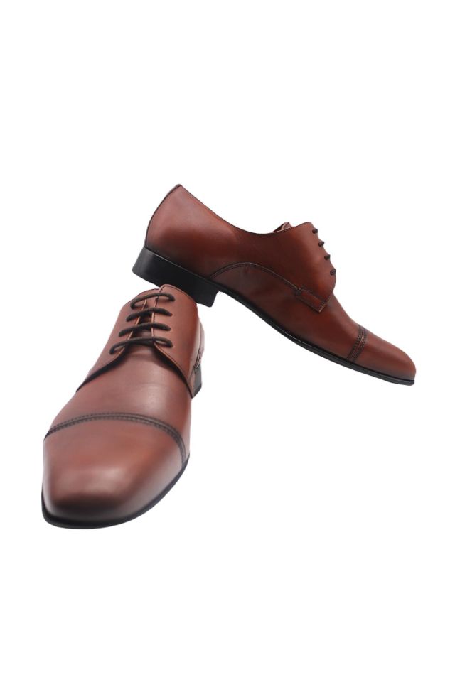 Burç Kösele Taban Deri Klasik Erkek Ayakkabı