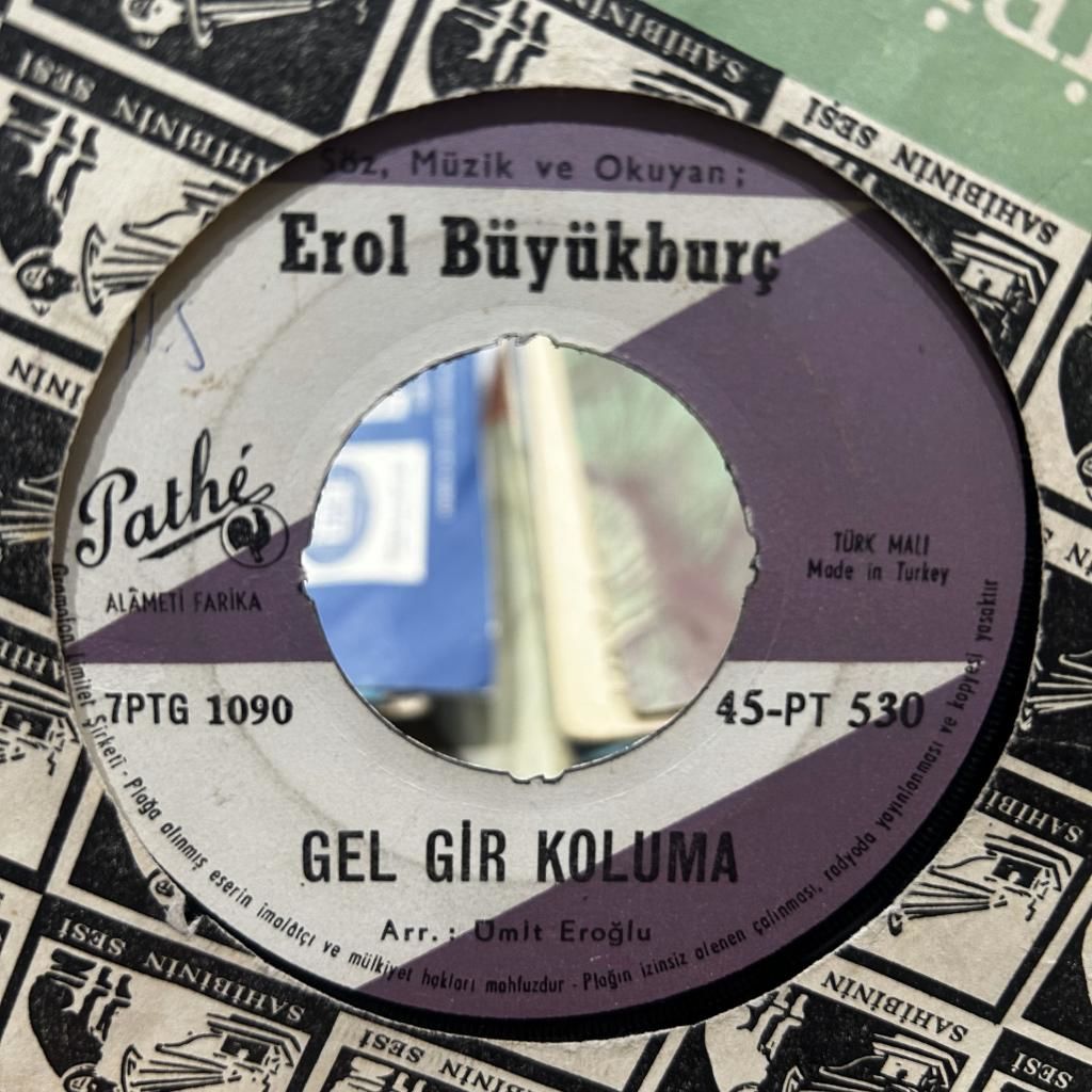 Erol Büyükburç ‎– Vaz Geçemem / Gel Gir Koluma 45LİK