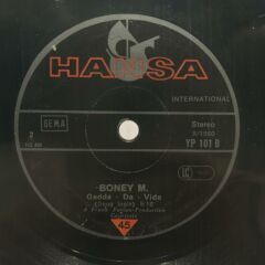 Boney M. ‎– Children Of Paradise / Gadda-Da-Vida 45LİK