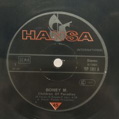 Boney M. ‎– Children Of Paradise / Gadda-Da-Vida 45LİK