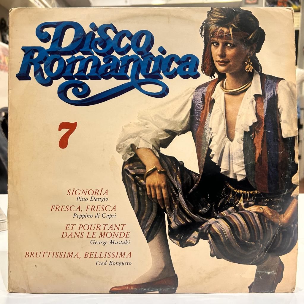 Disco Romantica 7 (Pino Dangio,Peppino Di Capri, Fred Bongusto ve diğerleri) LP