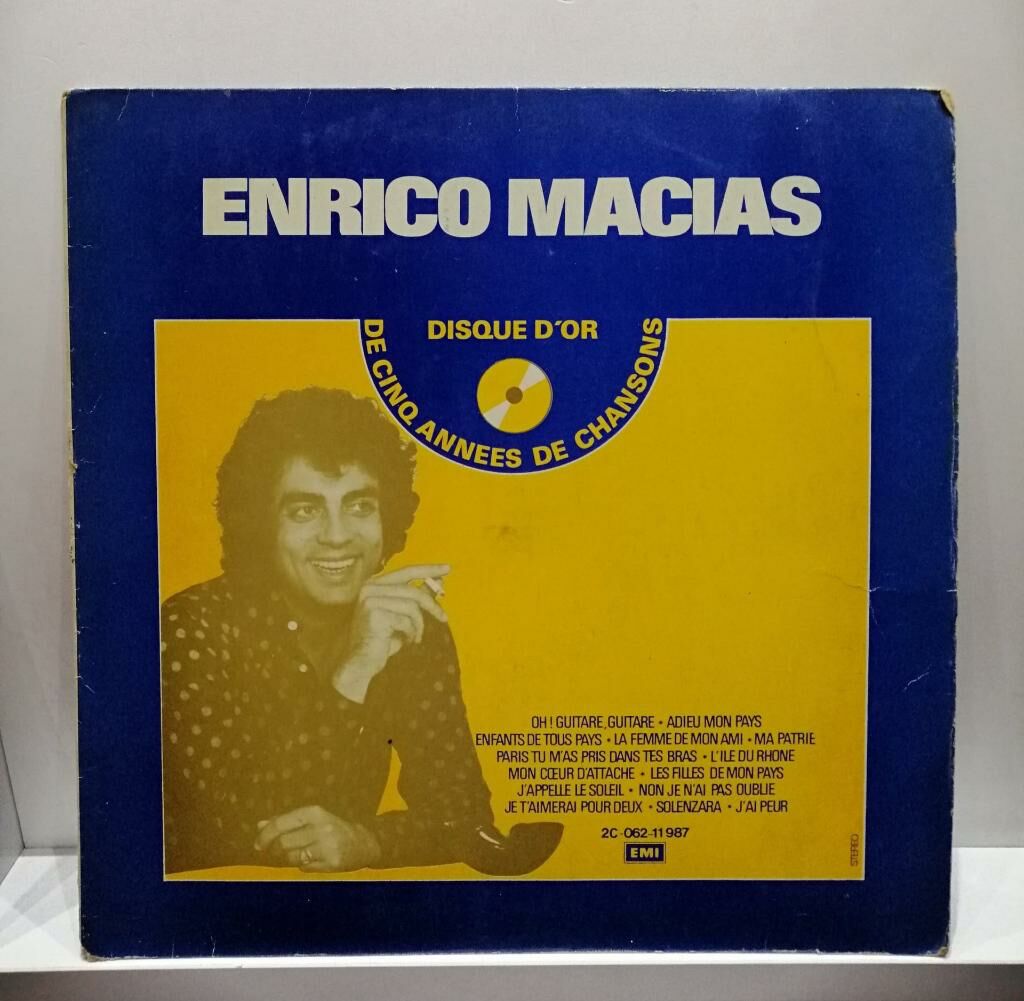 ENRICO MACIAS POP MÜZİK LONGPLAY