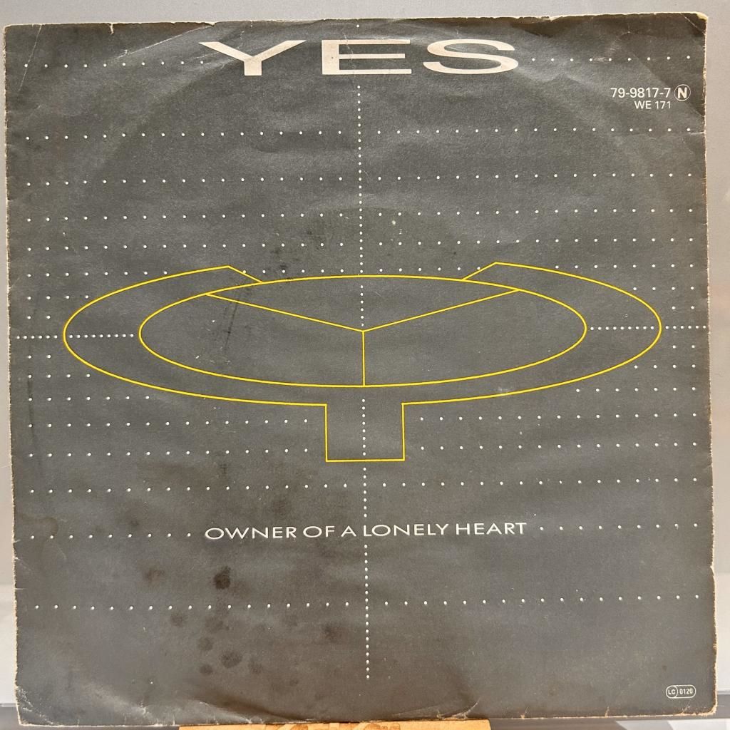 Yes – Owner Of A Lonely Heart /  Our Song 1984 BASKI 45LİK