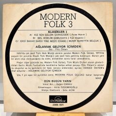 Modern Folk 3* ‎– Klasikler I 1973 BASKI 45LİK