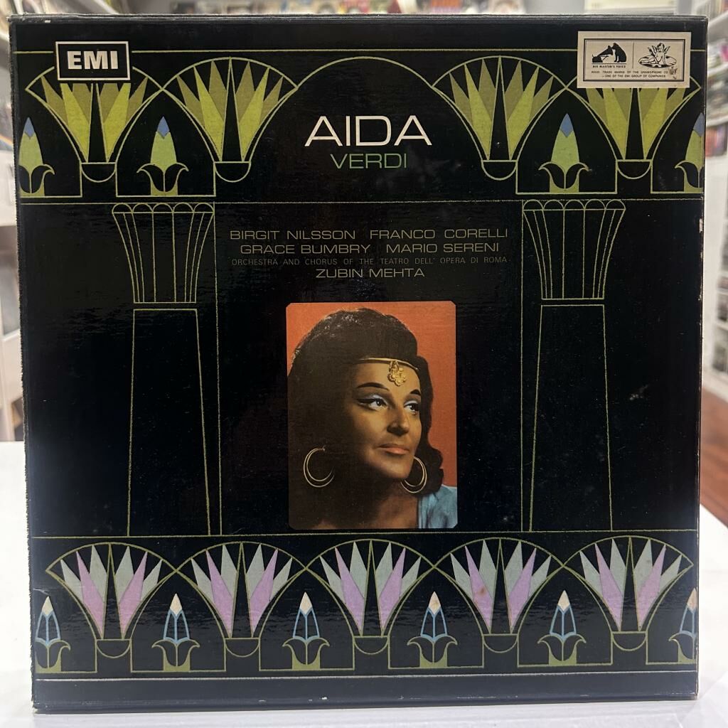 AIDA - VERDI ZUBIN MEHTA LP BOX SET