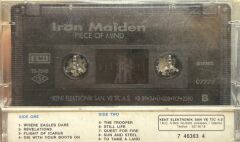 Iron Maiden ‎– Piece Of Mind 1989 BASKI KASET