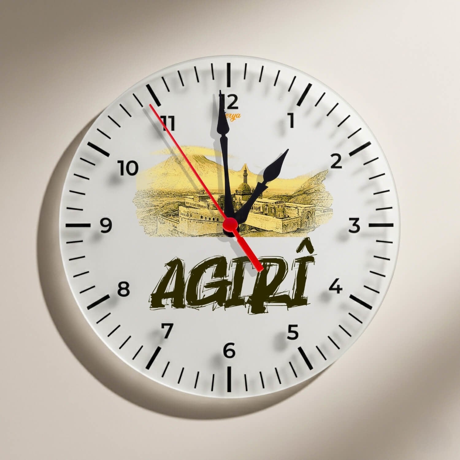 Agirî Ağrı Şehri İshak Paşa Sarayı Tasarımlı Duvar Saati