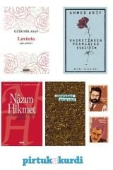 Lavinia Aşk Şiirleri - Hasretinden Prangalar Eskittim - Nazım Hikmet - Ah'lar Ağacı Defterli Özel Şiir Seti