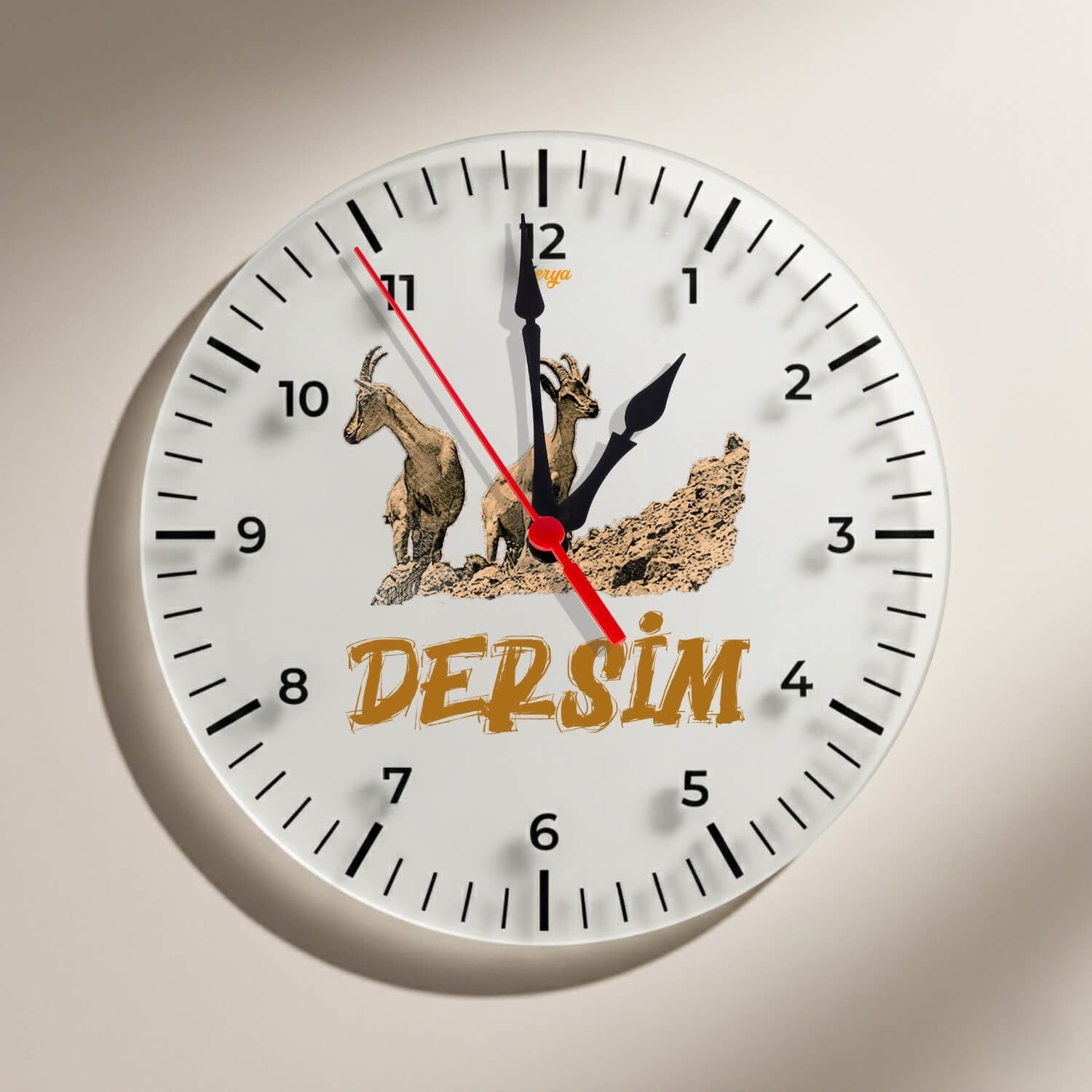 Dersim Şehri Tasarımlı Duvar Saati