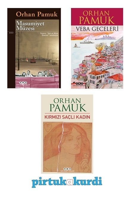 Masumiyet Müzesi - Veba Geceleri - Kırmızı Saçlı Kadın Romanı Özel Seti