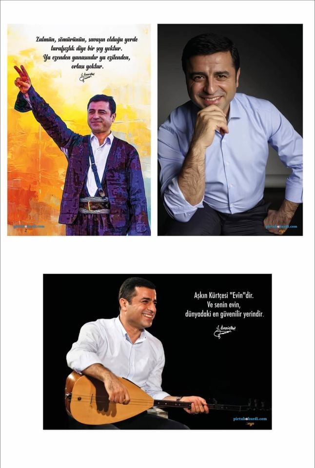 Selahattin Demirtaş Posterleri Seti (3 POSTER)