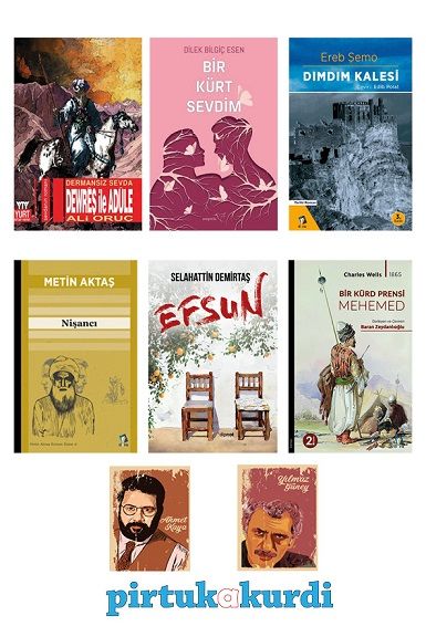 Bir Kürt Sevdim - Dewreş İle Adule - Dımdım Kalesi - Nişancı - Bir Kürd Prensi Özel Roman Seti