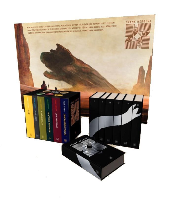 Dune Kutulu Seti - 6 Kitap Takım - Ciltli