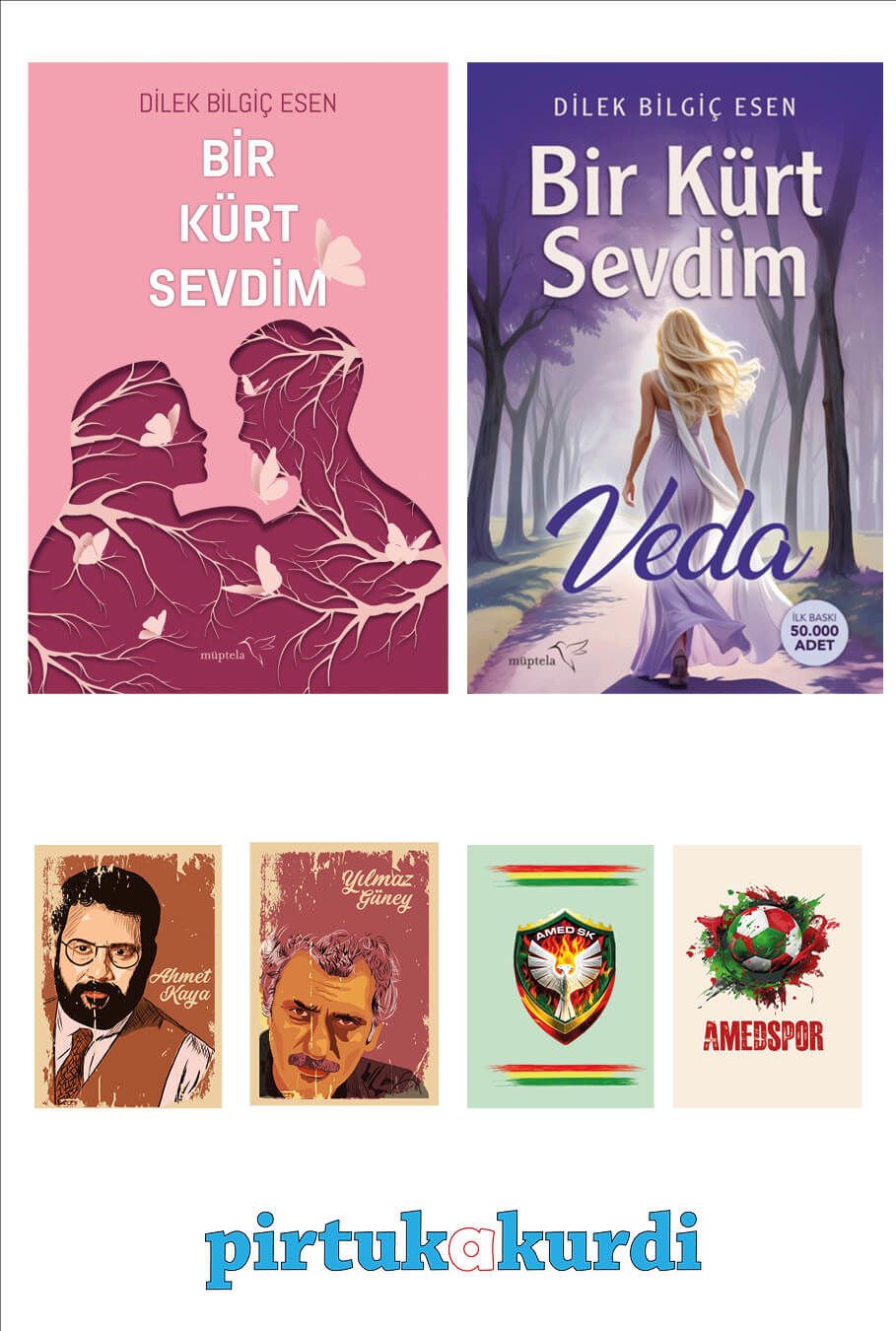 Bir Kürt Sevdim Seti (4 NOT DEFTERLİ)