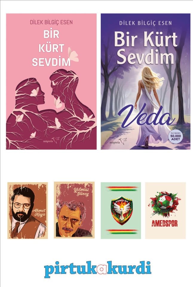 Bir Kürt Sevdim Seti (4 NOT DEFTERLİ)