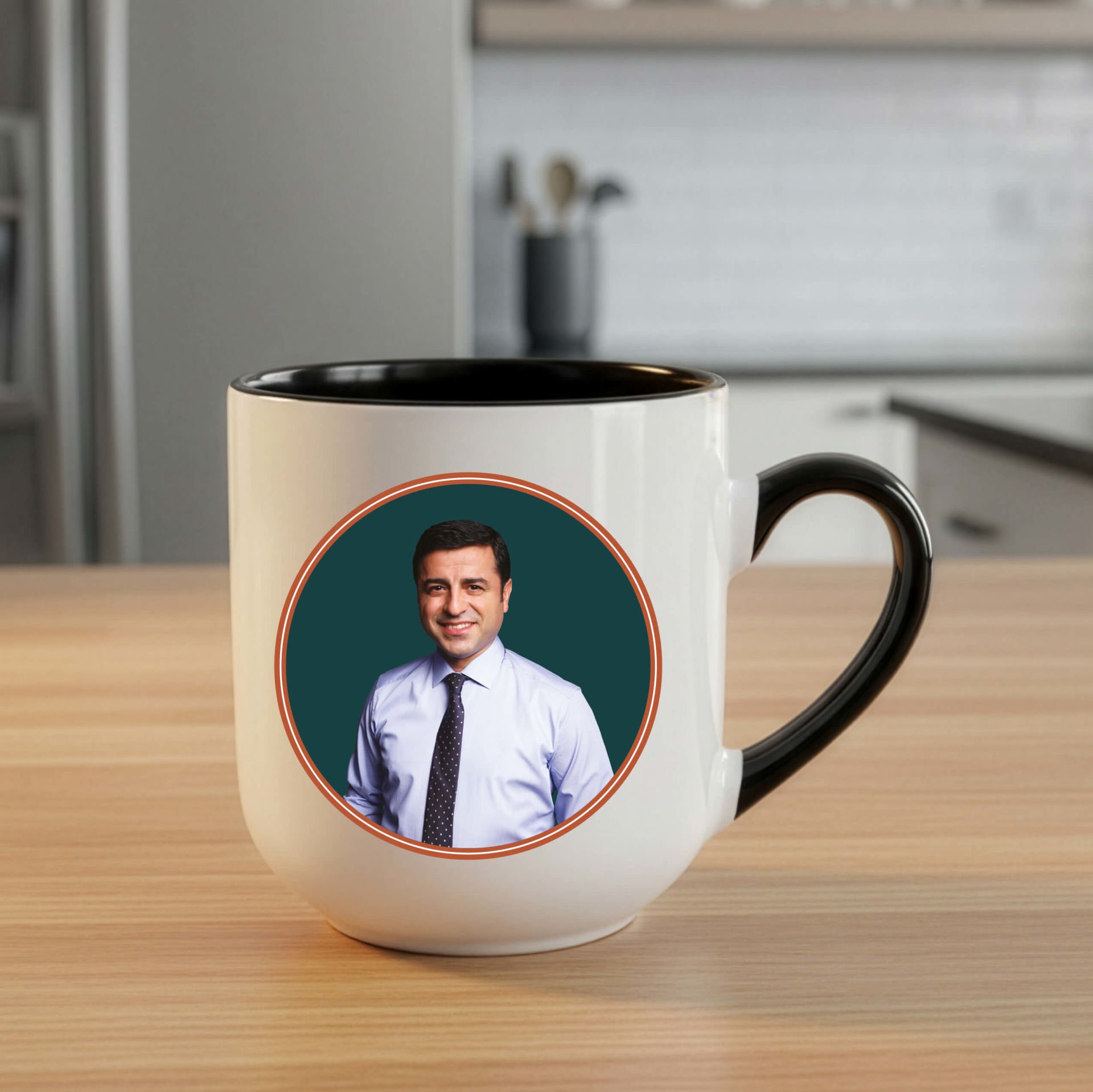 Selahattin Demirtaş Siyah Elite Kupa Bardak - Selahattin Demirtaş Elite Kupası