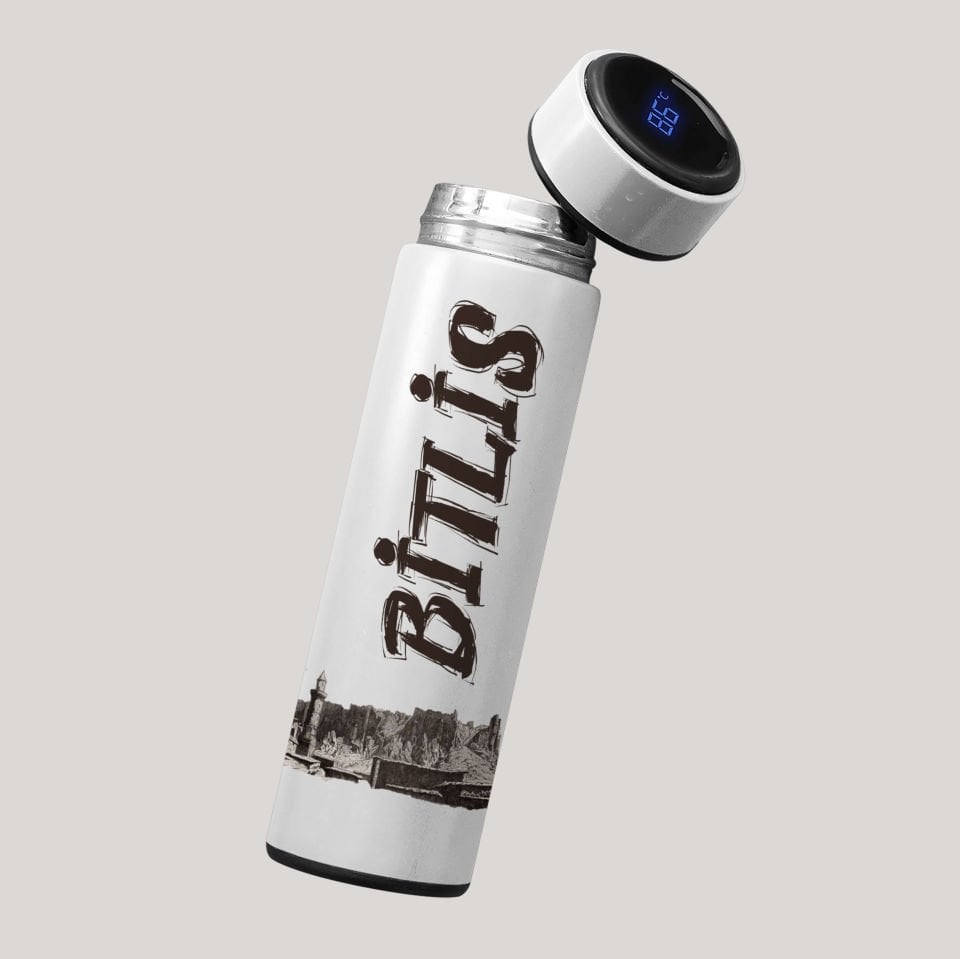 Bitlis Kalesi Resimli Termos ve Matara - Bitlis Kalesi Termosu Matarası