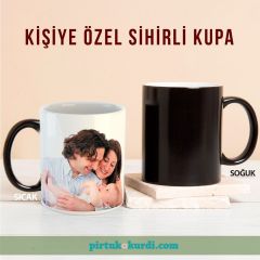 Kişiye Özel Resimli Sihirli Porselen Kupa - Resim Bastırma Kupası