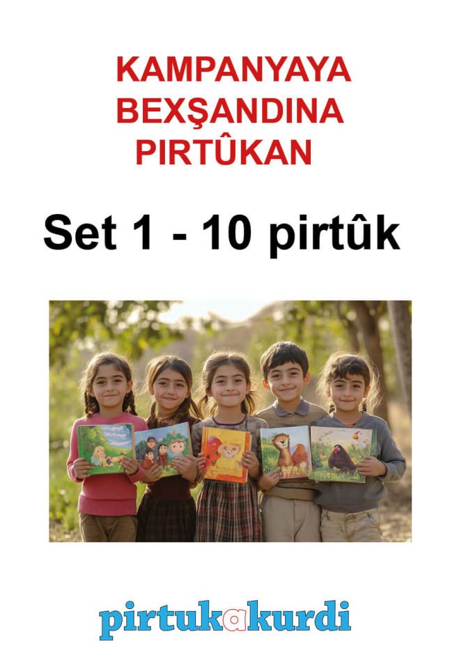 Kürtçe Çocuk Kitap Bağış Kampanyası Seti - KURMANCİ (10 KİTAP)
