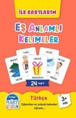Eş Anlamlı Kelimeler - İlk Kartlarım 3+ Yaş