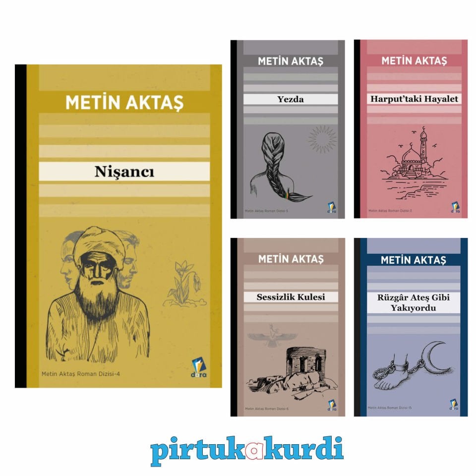 En Çok Tercih Edilen 5 Metin Aktaş Romanı - Nişancı - Yezda - Harputtaki Hayalet - Sessizlik Kulesi - Rüzgar Ateş Gibi Yakıyordu