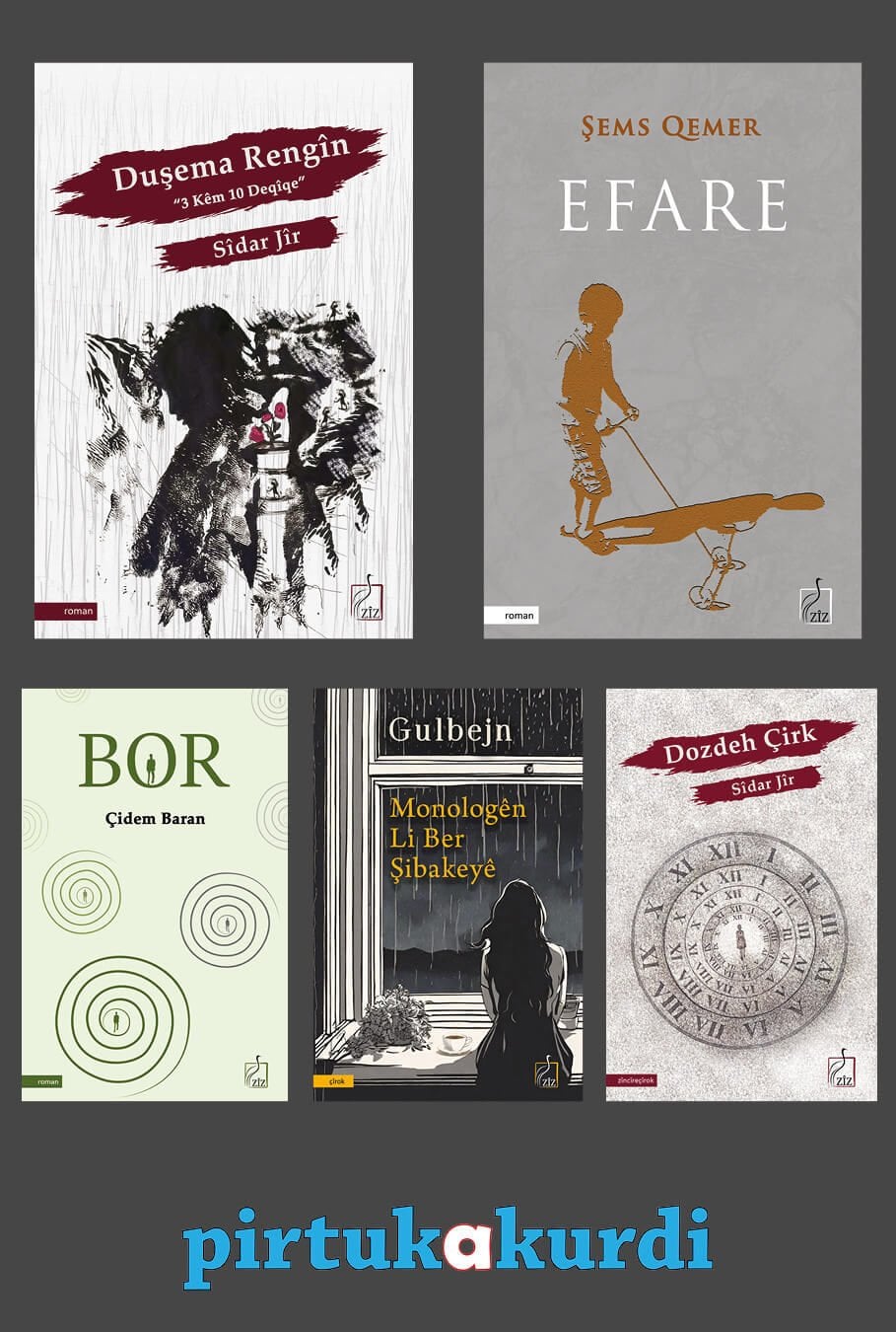 Seta Roman û Çîrok - Zîz - Kürtçe Roman ve Hikaye Seti