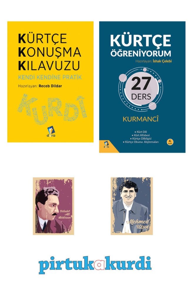Kürtçe Konuşma Kılavuzu - Kürtçe Öğreniyorum Defterli Seti