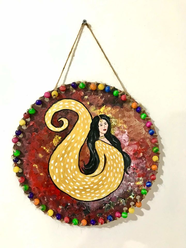 Şahmaran Tasarımlı El İşlemeli Kapı Süsü