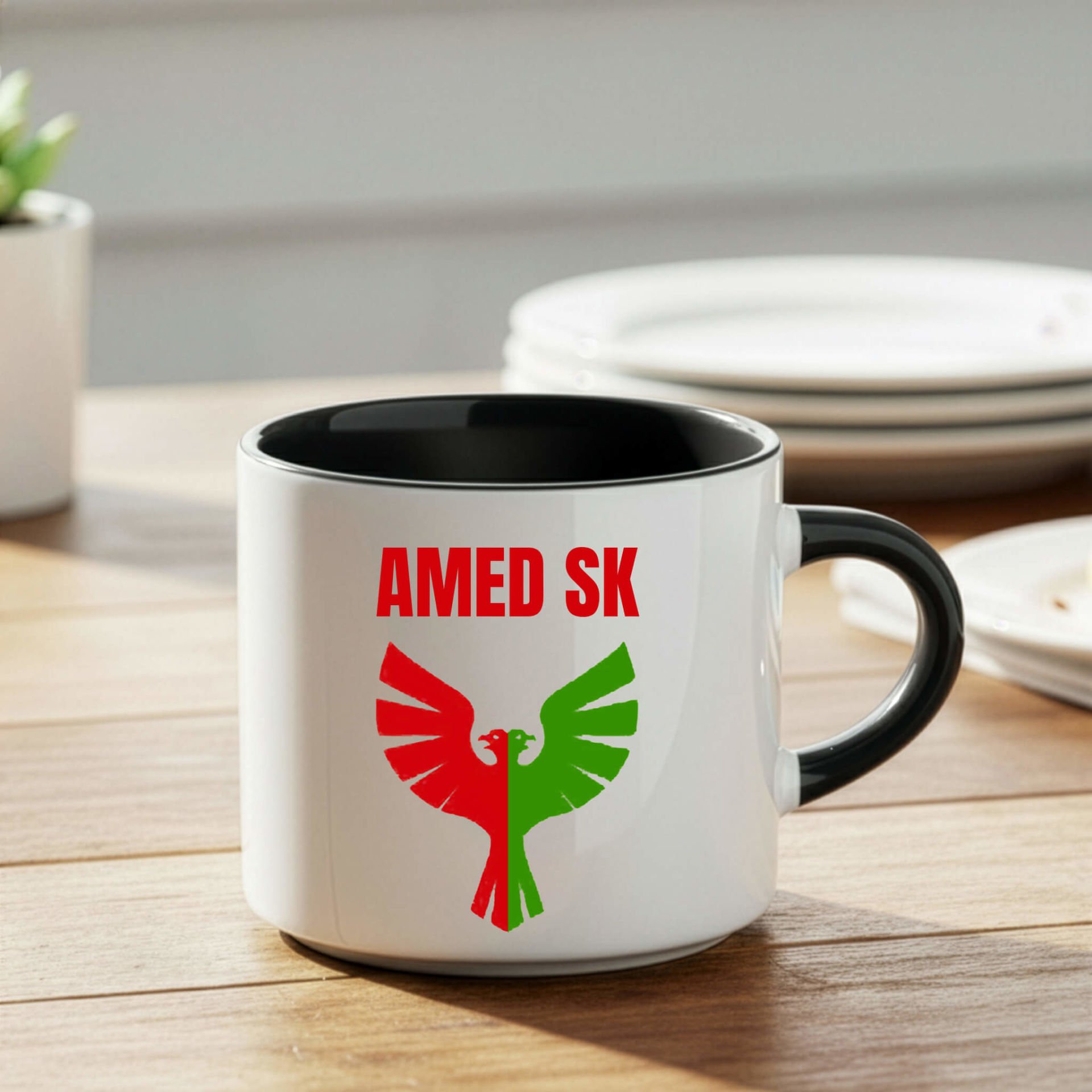 Amedsporlulara Özel Siyah Renkli Nescafe Kupa Bardak - Amed Spor Nescafe Kupası