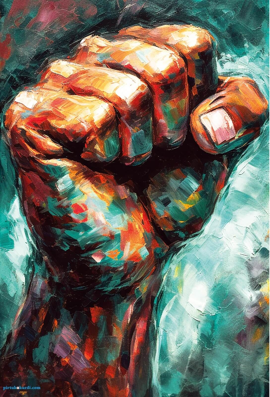 Yumruk Temalı Poster