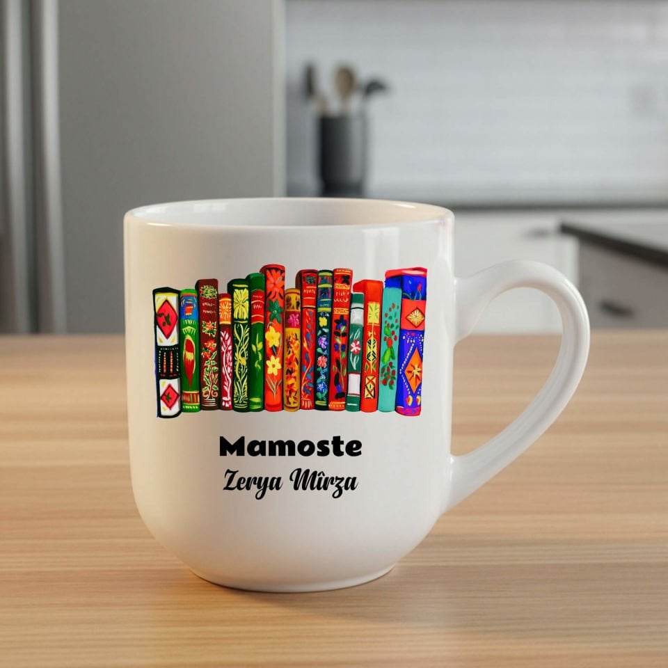 İsme Özel Kürtçe Öğretmenler Günü Mamoste Beyaz Renkli Elite Kupa Bardağı Kupası