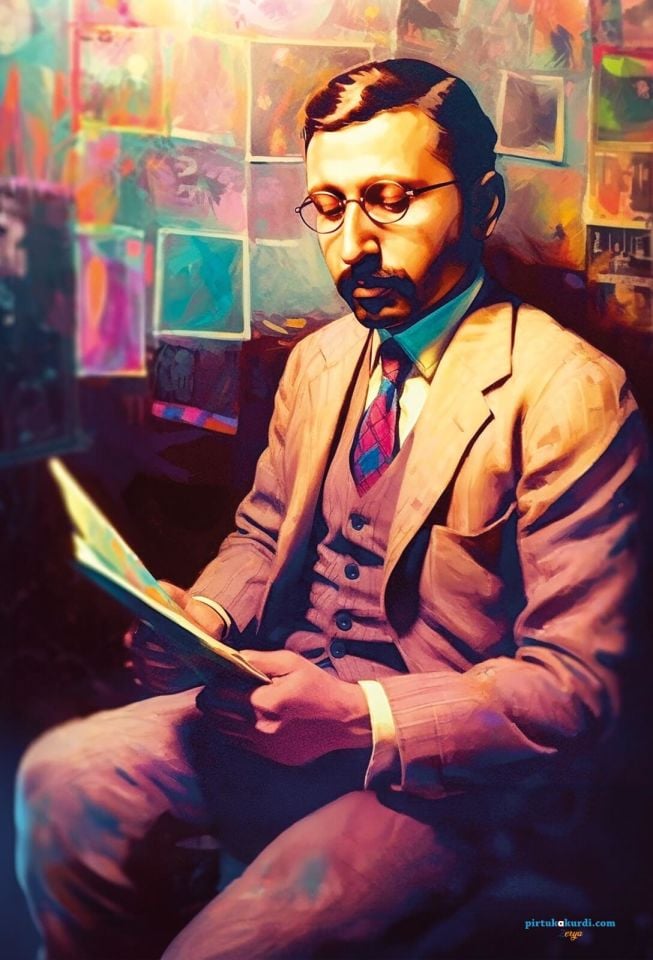 Postera Celadet Alî Bedirxan - Celadet Ali Bedirhan Posteri