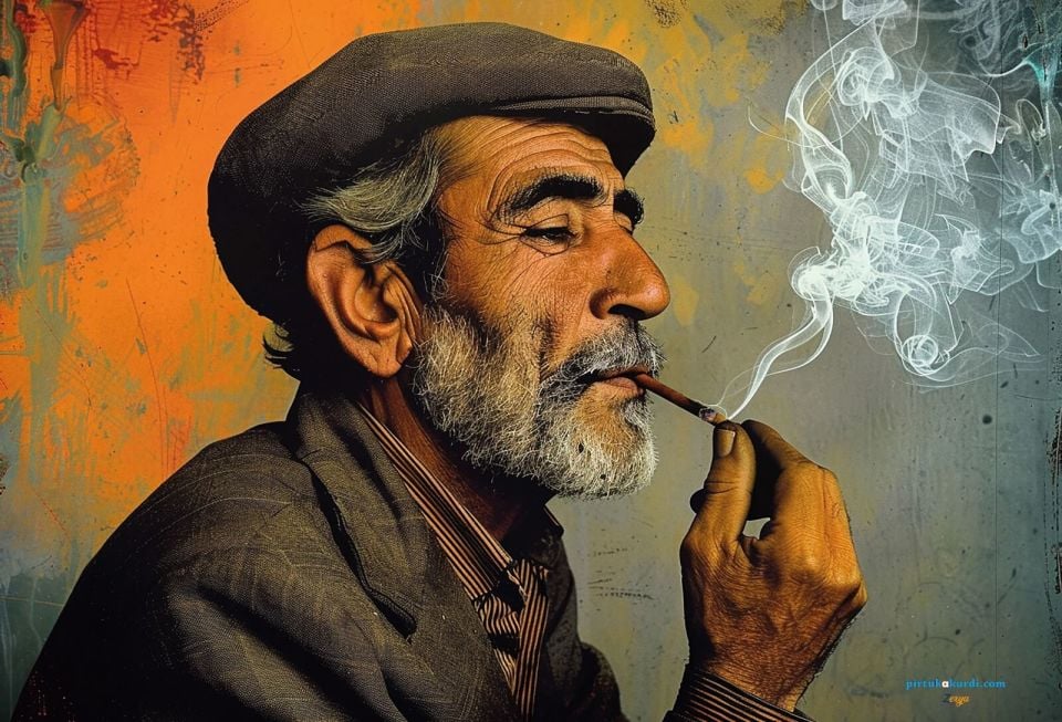 Yaşlı Adam Temalı Poster