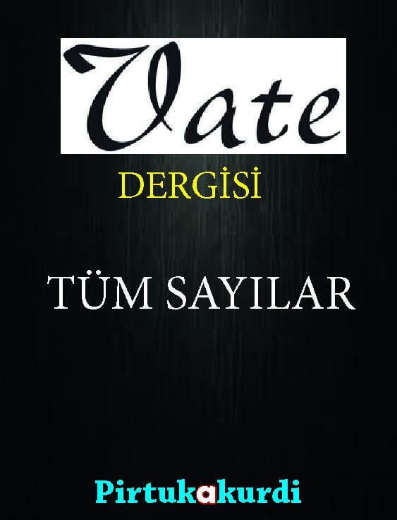 Vate Dergisi Tüm Sayılar