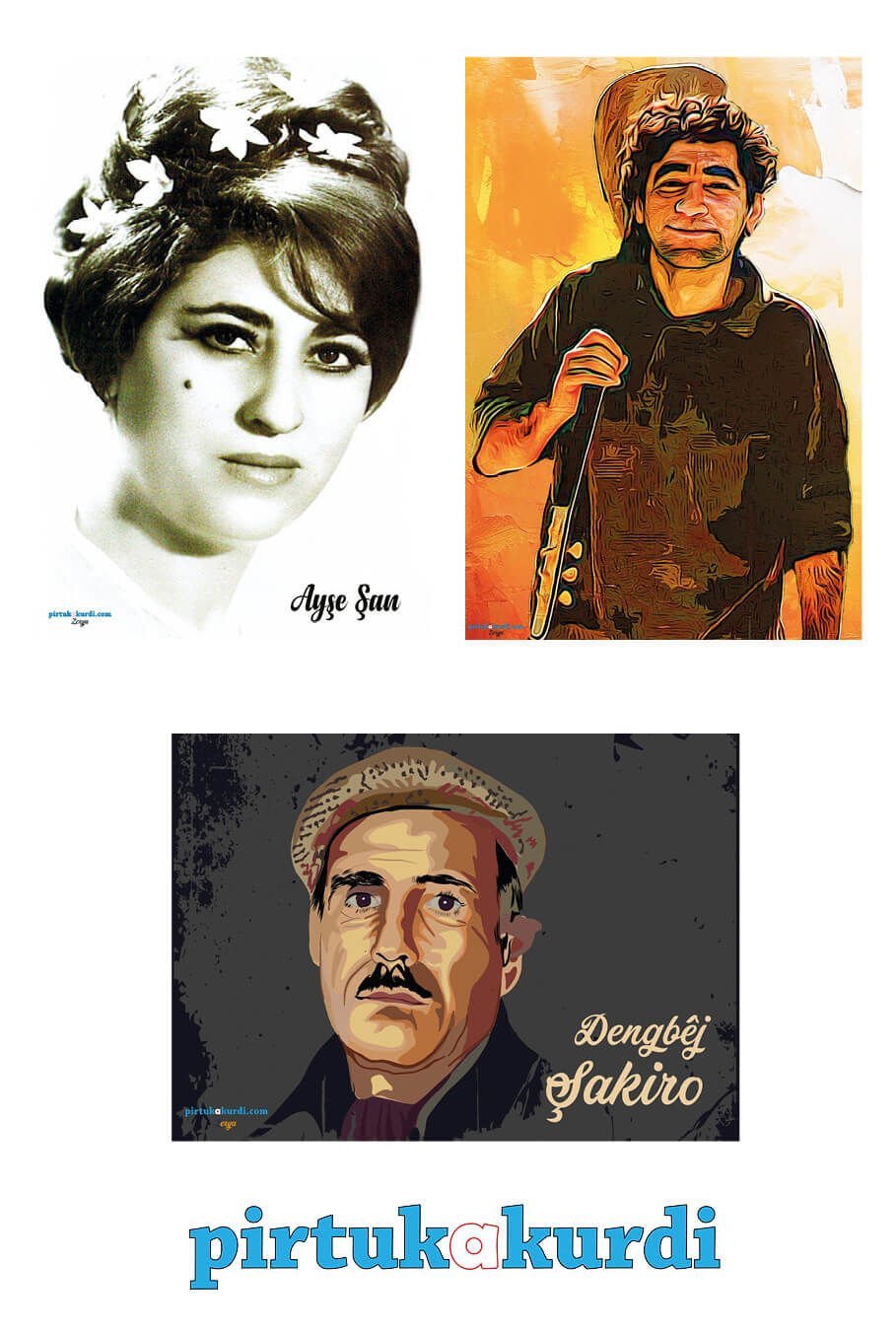 Postera Ciwan Haco - Ayşe Şan - Dengbêj Şakiro Posteri