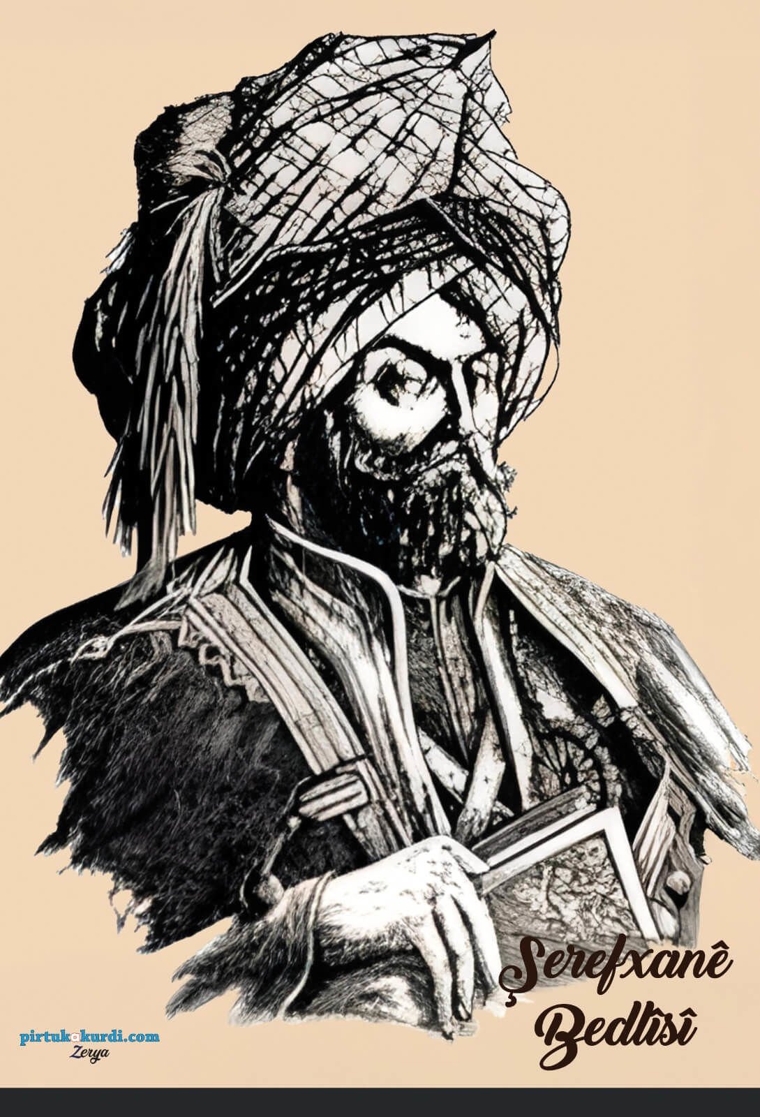 Postera Şerefxanê Bedlîsê - Şerefhanê Bitlisî Posteri