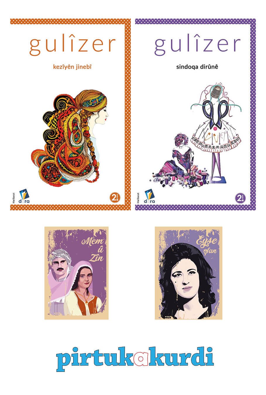 Keziyên Jinebî - Sindoqa Dirûnê - Gulîzer - Seta Helbesta