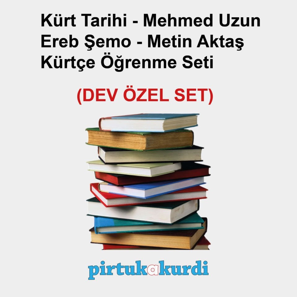 Kürt Tarihi Kitapları - Mehmed Uzun - Ereb Şemo - Metin Aktaş - Kürtçe Öğrenme Seti (DEV ÖZEL SET)
