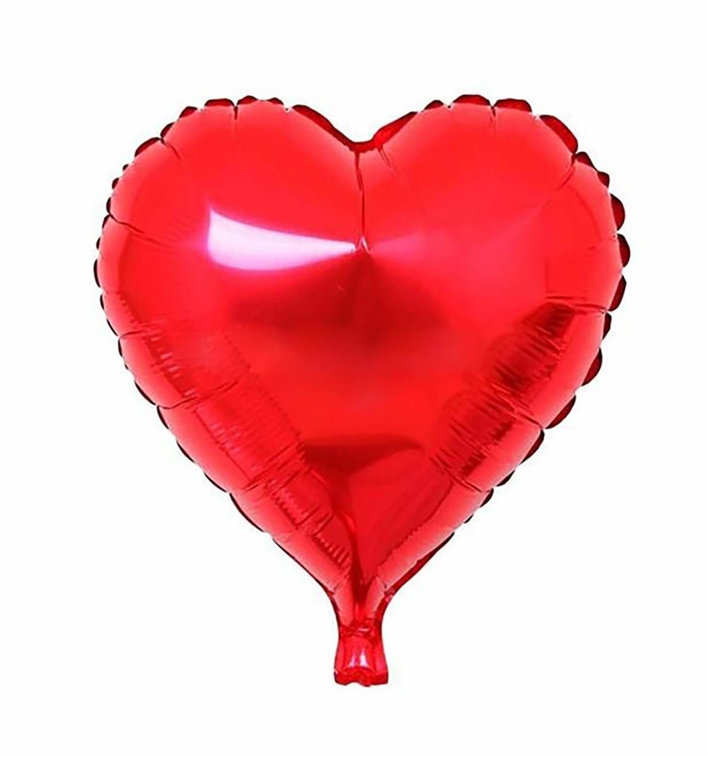 Kalpli Folyo Balon Kırmızı 24 inç 60 cm