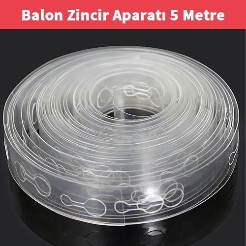 Balon Şeridi Zinciri Aparatı - 5 Metre
