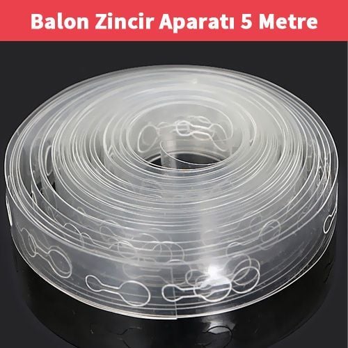 Balon Şeridi Zinciri Aparatı - 5 Metre