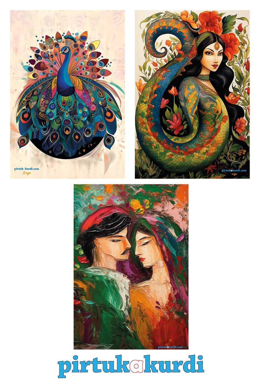 Postera Mem û Zîn - Şahmaran - Melekê Tawis Posteri