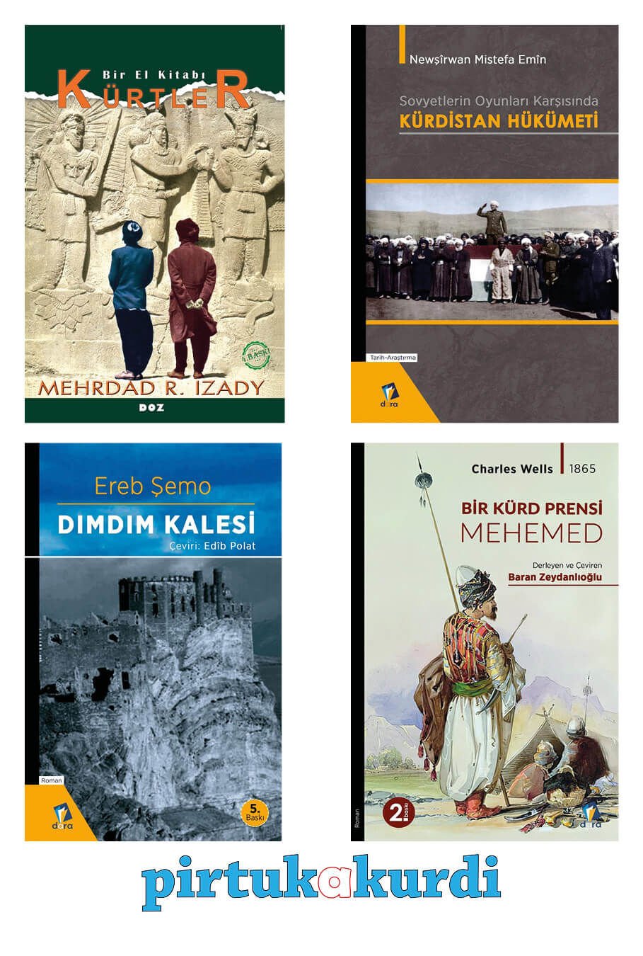 Kürtler Bir El Kitabı - Dımdım Kalesi - Kürdistan Hükümeti - Bir Kürd Prensi Mehemed Özel Seti