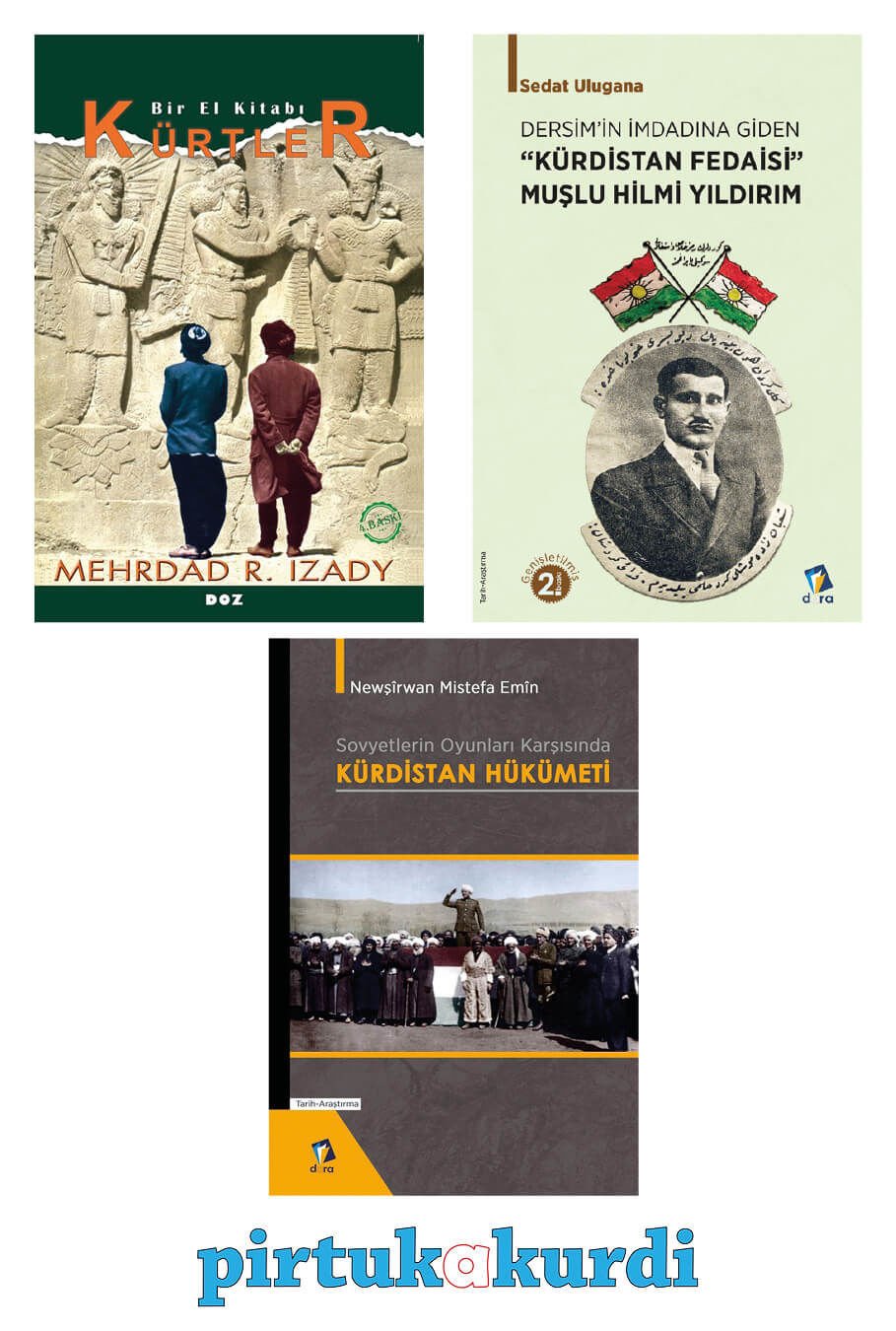 Kürtler Bir El Kitabı - Kürdistan Fedaisi Muşlu Hilmi Yıldırım - Kürdistan Hükümeti Tarih seti