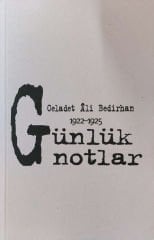 Günlük Notlar (1922-1925)