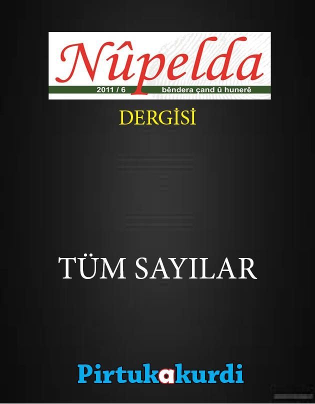 Nûpelda Dergisi Tüm Sayılar