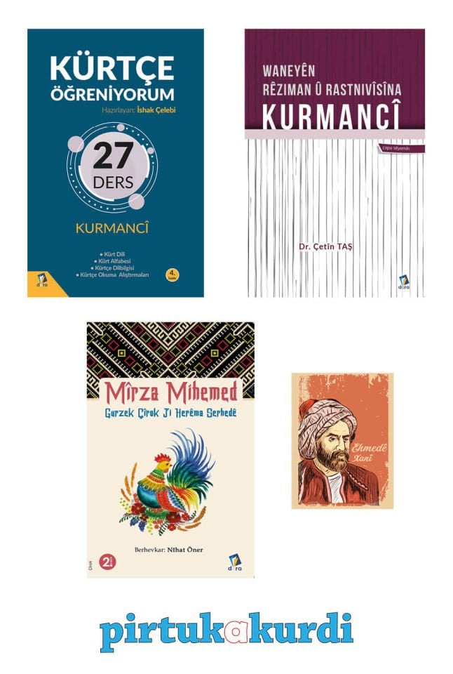 Kürtçe Öğrenme Seti 3 KİTAP