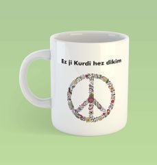 Ez Ji Kurdî Hez Dikim Porselen Kupa - Kurmanci Kupa
